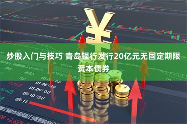 炒股入门与技巧 青岛银行发行20亿元无固定期限资本债券