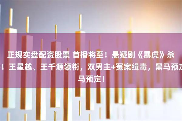 正规实盘配资股票 首播将至！悬疑剧《暴虎》杀青！王星越、王千源领衔，双男主+冤案缉毒，黑马预定！